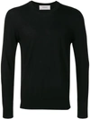 Pringle Of Scotland Round Neck Jumper In Black