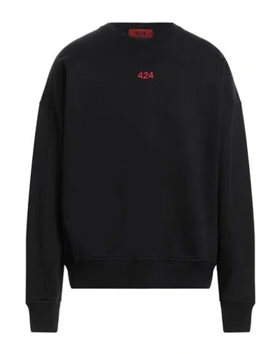 424 Fourtwofour Sweatshirts In Black