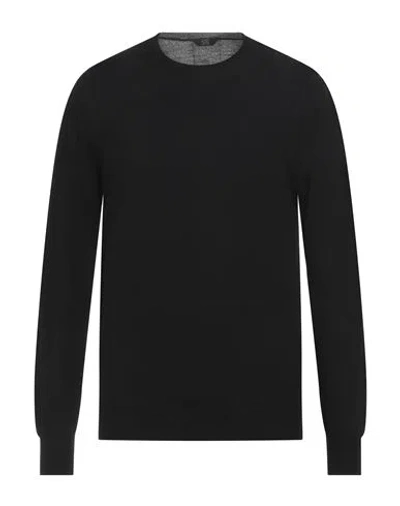 Hōsio Man Sweater Black Size Xxl Merino Wool