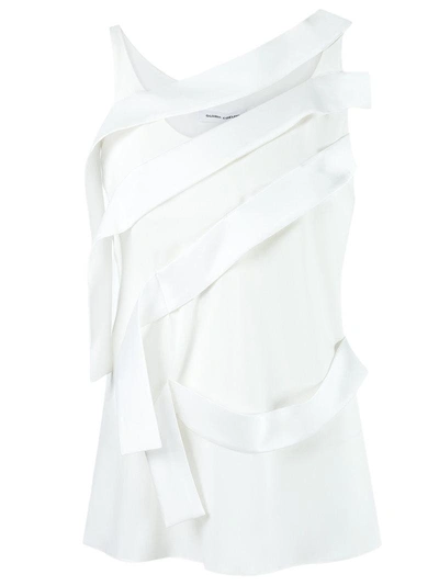 Gloria Coelho 多带设计罩衫 In White