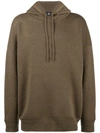 EDWARD CRUTCHLEY EDWARD CRUTCHLEY OVERSIZED KNITTED HOODIE - BROWN,KLS002ME212300471