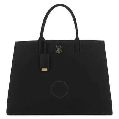 Burberry Black Frances Medium Leather Top-handle Bag
