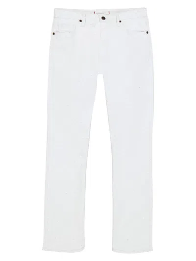 Robert Graham Kilmer 2 Slim Fit Denim Pants In White