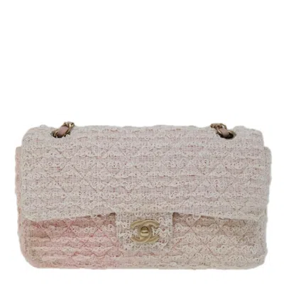 Pre-owned Chanel Timeless Pink Tweed Shoulder Bag ()