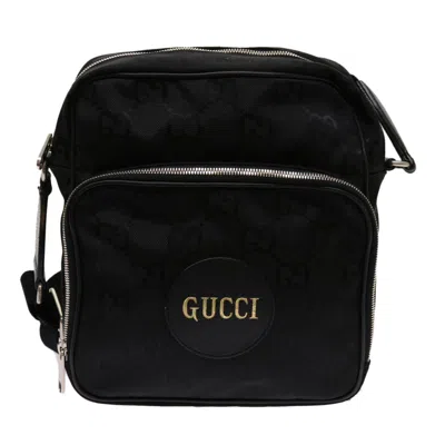 Gucci Off The Grid Black Canvas Shoulder Bag ()