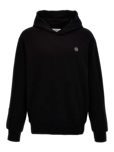 Philipp Plein Logo Hoodie Sweatshirt Black