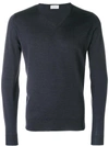 John Smedley Crew-neck Jumper In Black