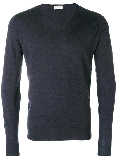 John Smedley Crew-neck Jumper In Black