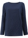 TOOGOOD TOOGOOD LONGSLEEVED T-SHIRT - BLUE,THEPRINTERTOP12261087