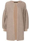 ANTONINO VALENTI knitted draped coat,4601AV17W4712283472