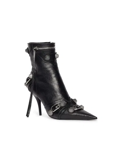 Balenciaga Cagole Boots Shoes In Black