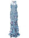 MARCHESA NOTTE EMBROIDERED FLORAL,N14G035912204485