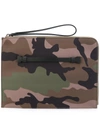 VALENTINO GARAVANI VALENTINO VALENTINO GARAVANI CAMOUFLAGE POUCH - MULTICOLOUR,NY2P0665NCD12120702