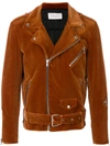 ROUTE DES GARDEN velvet biker jacket,RDG40712314849