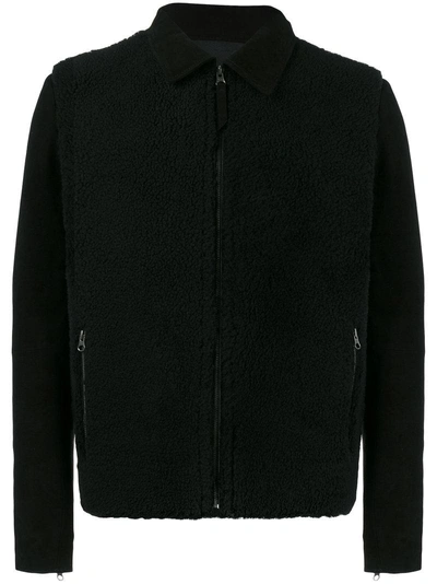 Lot78 Reverse Shearling Jacket In Black