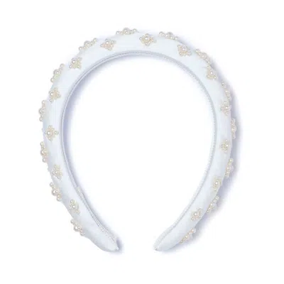 Jennifer Behr Women's Margot Imitation Pearl Headband In White