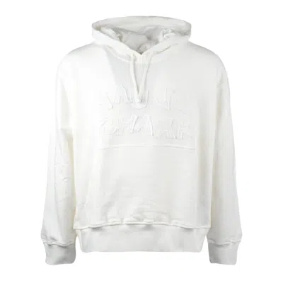 Paul & Shark Cotton Sweatshirt With Embroidery In White