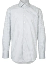 HARDY AMIES long-sleeved striped shirt,X36655460012320505