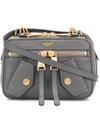 MOSCHINO SMALL LOGO EMBOSSED SHOULDER BAG,A7431800312349446
