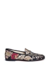 SAM EDELMAN 'Loraine' horsebit floral jacquard step-in loafers