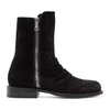 AMIRI Black Suede Stack Boots