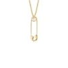True Rocks 18kt Gold-plated Small Safety Pin Pendant In Pin