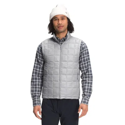 The North Face Thermoball Eco 2.0 Nf0a5gloa91 Vest Men Meld Gray Full Zip Clo364 In Grey