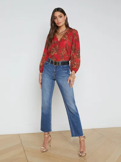 L Agence Milana Slouchy Stovepipe Jean In Brentwood