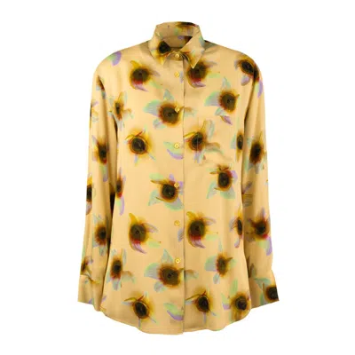Paul Smith Ibiza Sunflair Lemon Shirt In Yellow