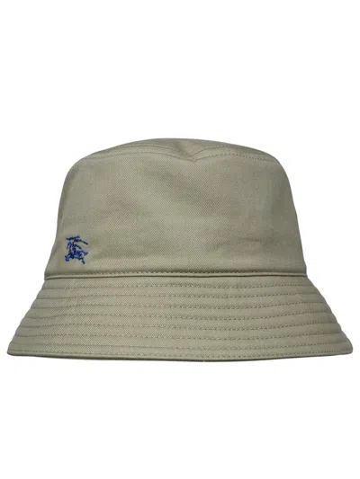 Burberry Hunter Cotton Hat In Beige