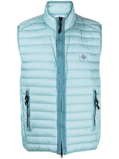 Stone Island Vests In Blue