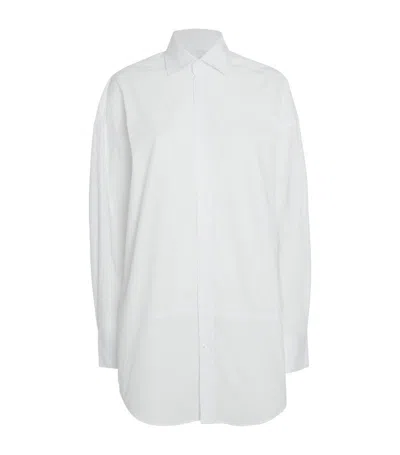 With Nothing Underneath Wnu The Molly Fine Poplin In White