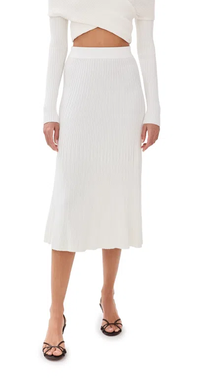 Altuzarra Ireene Skirt Natural White