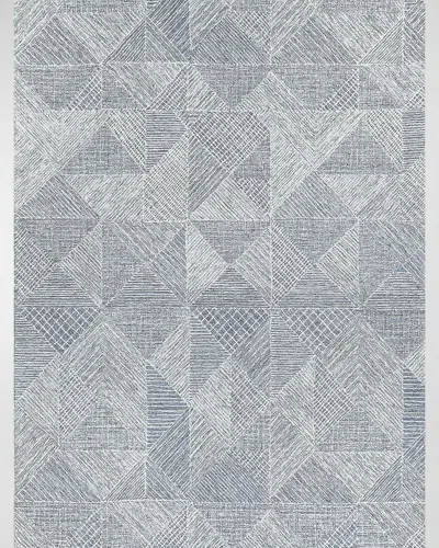 Exquisite Rugs Caprice Hand-tufted Rug, 8' X 10' In Navy Blue