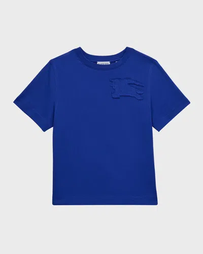 Burberry Kids' Boy's Cedar Equestrian Knight Design T-shirt