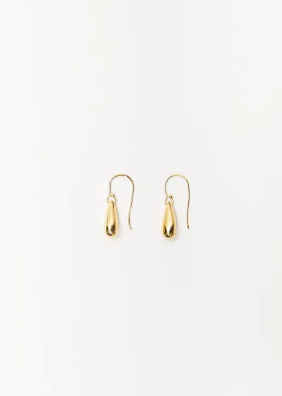 Sophie Buhai Gold Droplet Earrings In 18k Gold Vermeil