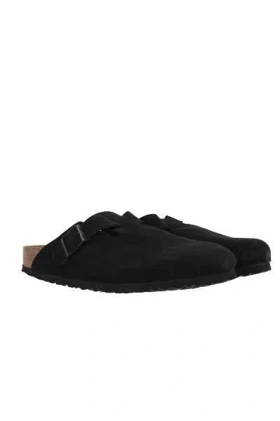 Birkenstock Flat Shoes In Black
