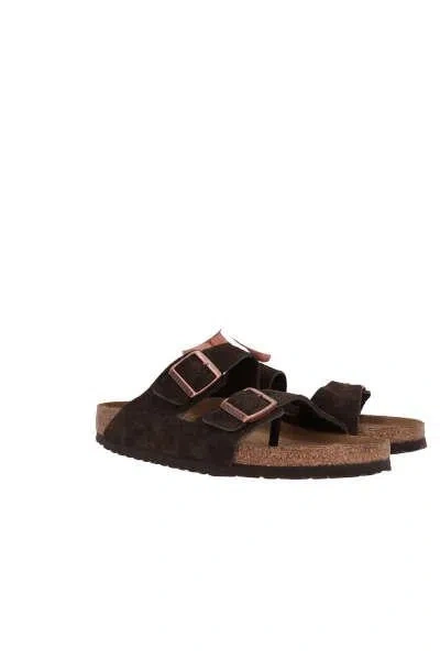 Birkenstock Sandals In Mocca/brown