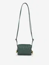 Bottega Veneta Mini Loop Intrecciato Leather Camera Bag In Turquoise Green