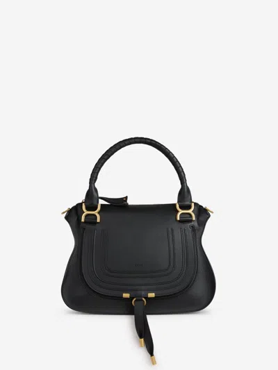 Chloé Marcie Shoulder Bag In Black