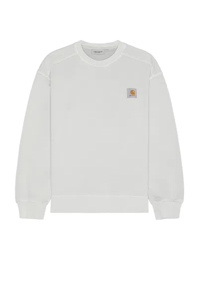 Carhartt Wip Nelson Cotton Sweatshirt In Grey
