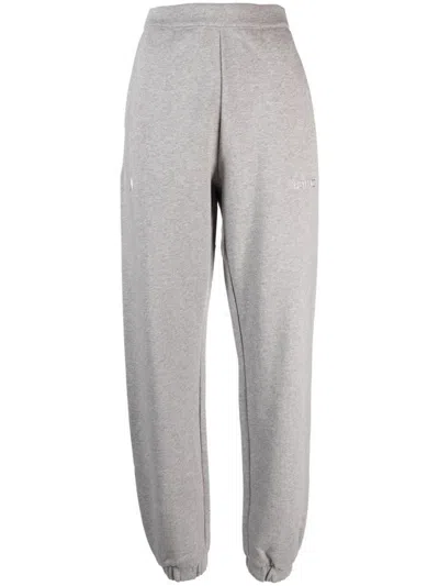 Attico The  Cotton Sweatpants In Grey