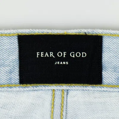 Fear Of God Fifth Collection' Cotton Denim Slim-fit Jeans In Black