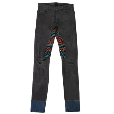 Alchemist Dino Jacquard And Dip Dyed Jeans - Gray In Grey