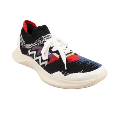Missoni Acbc" Fly Knit Sneakers - Black/red In Multi