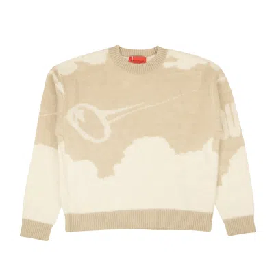 Who Decides War Vetements Unkown Embroidered Oversized T-shirt In Beige