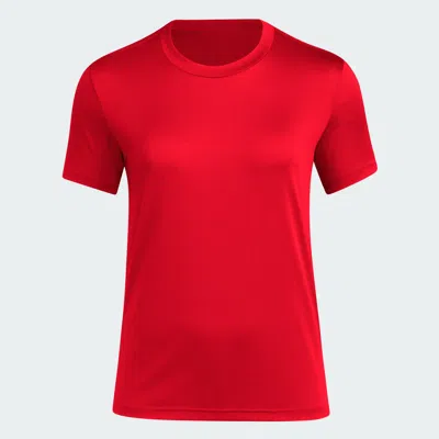 Adidas Originals Women's Adidas Playmaker Short Sleeve Tee In Red