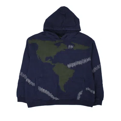 Who Decides War Indigo Pangia Hooded Pullover In Blue