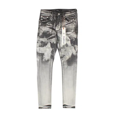Purple Brand Anthracite Hickory Iridescent Foil Jeans In Grey