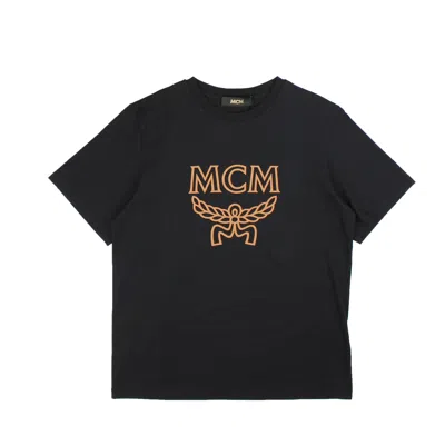 Mcm Logo T-shirt In Black
